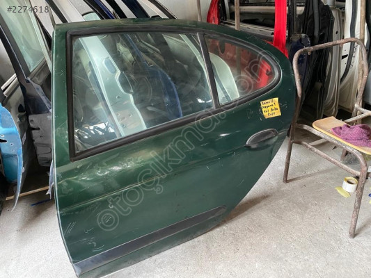 RENAULT MEGANE 1 SOL ARKA KAPI KELEBEK CAMI ORJİNAL ÇIKMA