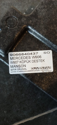 MERCEDES SPRİNTERT W906 W907 KÖPÜK DESTEK MANSON 9066840437
