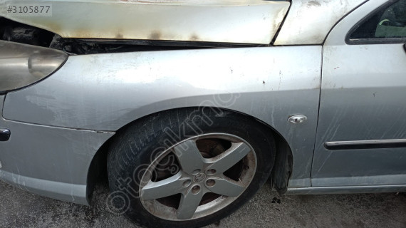 peugeot 407 sol çamurluk