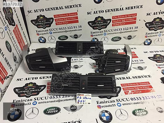 BMW X6 KLİMA ÜFLEME SETİ