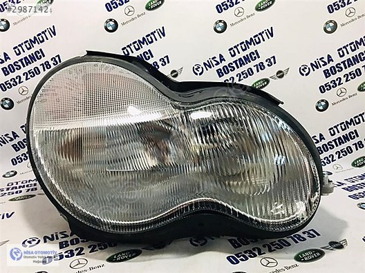 MERCEDES C SERİSİ W203 C180 C200 MAKYAJSIZ HALOJEN SAĞ FAR SIFIR