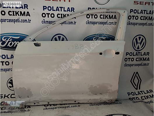 wolkswagen Passat b8 sol ön kapı orjinal beyaz