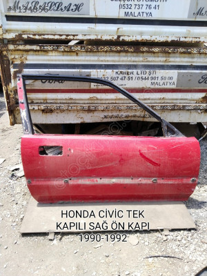 HONDA CİVİC TEK KAPILI ORJİNAL SAĞ ÖN KAPI 1988-1992