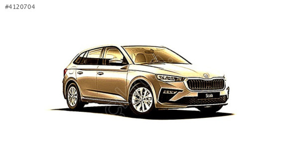 SKODA SCALA SOL ÖN KAPI