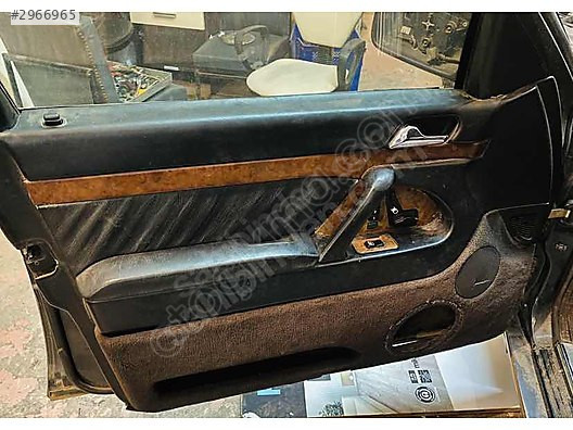 MERCEDES W140 S-SERİSİ ORJ KAPI DÖŞEME TKM SİYAH DERİ KUSURSUZ