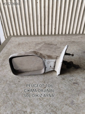 PEUGEOT 106 ÇIKMA ORJİNAL MANUEL SOL DİKİZ AYNA
