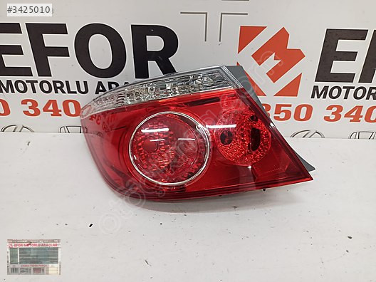 HONDA CİTY ORJİNAL SIFIR SOL ARKA STOP 06-08