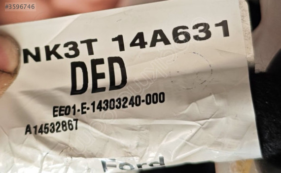 FORD TRANSİT 2019-2024 SOL ÖN KAPI TESİSATI NK3T 14631 DED