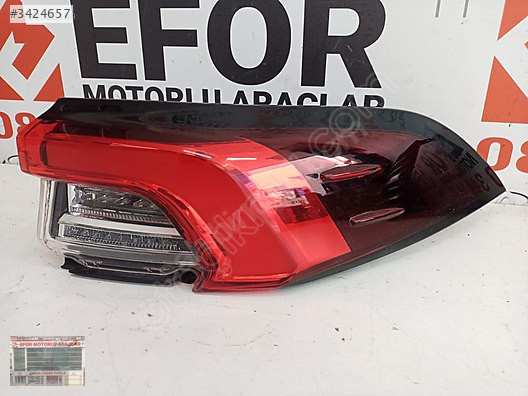 TOYOTA COROLLA LEDLİ SAĞ DIŞ STOP ÇIKMA ORİJİNAL PARÇA 2019-2024