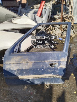 SKODA FAVORİT ÇIKMA ORJİNAL SOL ÖN KAPI