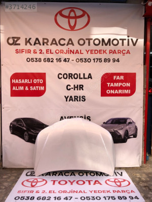 2019-2025 TOYOTA COROLLA ÇIKMA ORJINAL ÖN KAPUT