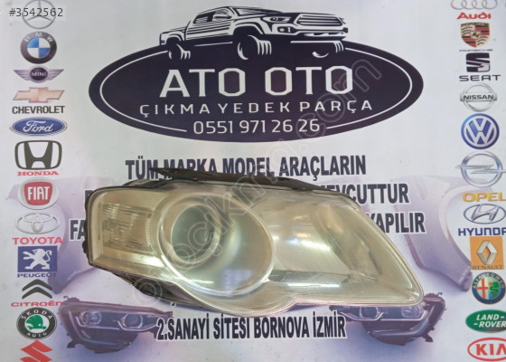 VOLKSWAGEN PASSAT B6 ORJİNAL ÇIKMA SAĞ FAR