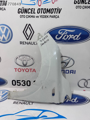 Yeni kasa Dacia sandero sol ön çamurluk çıkma orjınal