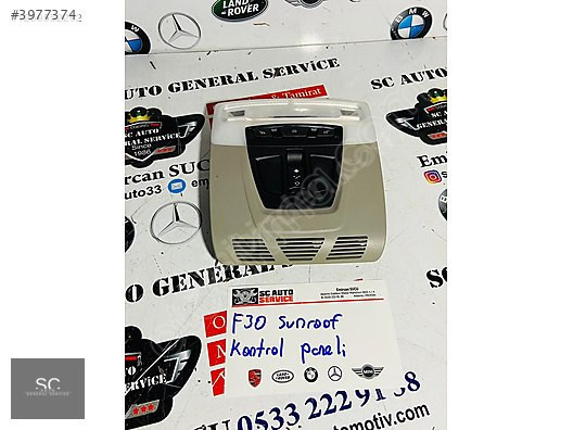 BMW F30 SUNROOFLU KONTROL PANELİ