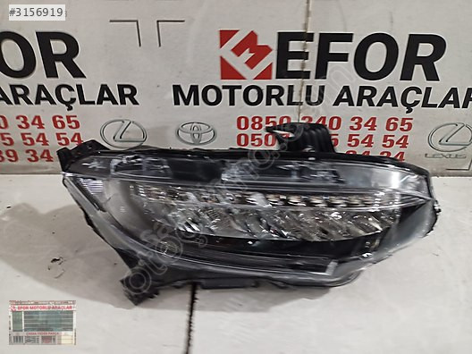 HONDA CIVIC ORJİNAL ÇIKMA FC5 SAĞ ÖN FAR 16-21