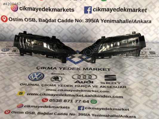 SKODA SCALA SİS FARI 2019 2024 657941700 657941699