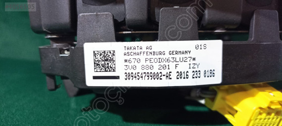 3V0880201F SKODA SÜPER B OCTAVİA FABİA 1519 AİRBAG SIFIR ORJİNAL