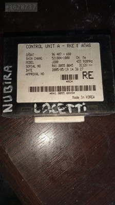 Daewoo nubira,Chevrolet lacetti  kontrol modülü yedek parça