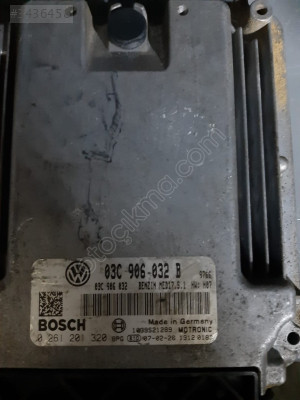 03C 906 032 B- 0 261 201 320 MED17.5.1  VW GOLF MOTOR BEYNİ