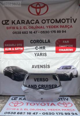 2012-2018 TOYOTA YARİS ÇIKMA ORJİNAL BAGAJ KAPAĞI