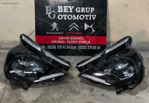 CİTRÖEN C4 SUV C4 X SAĞ SOL FAR ORJİNAL ÇIKMA YEDEK PARÇA