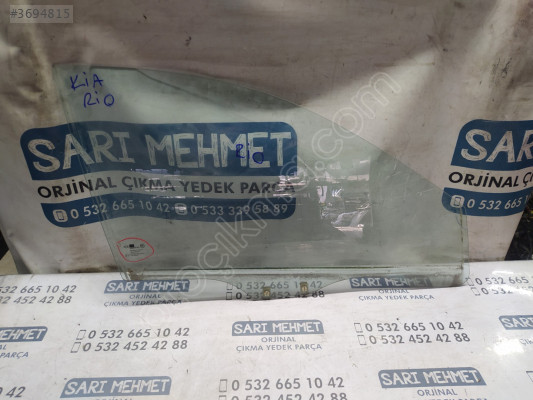 ÇIKMA KİA RİO SAĞ ÖN KAPI CAMI 43R-00107