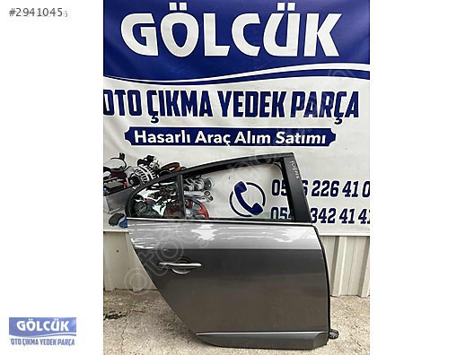 Renault Fluence Sağ Arka Kapı Füme ORJİNAL