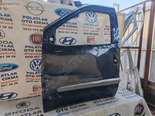 Fiat Doblo geniş aile ön sol kapı Orjinal siyah