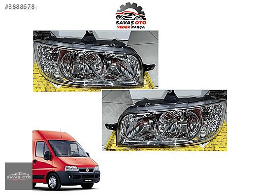 DUCATO BOXER JUMPER ÖN FAR SAĞ SOL ELEKTRİKLİ MOTORLU 2002+ TYC