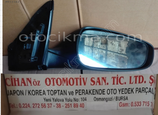 ELEKTRİKLİ SİNYALSİZ ACCENT BLUE SAĞ AYNA 2011