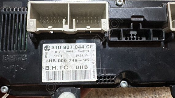 2008-2012 SKODA SUPERB KOLTUK ISITMALI KLİMA KONTROL PANELİ