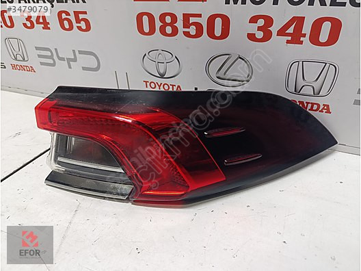 TOYOTA COROLLA NİKELAJLI DÜZ SAĞ STOP ÇIKMA ORİJİNAL PARÇA 2023