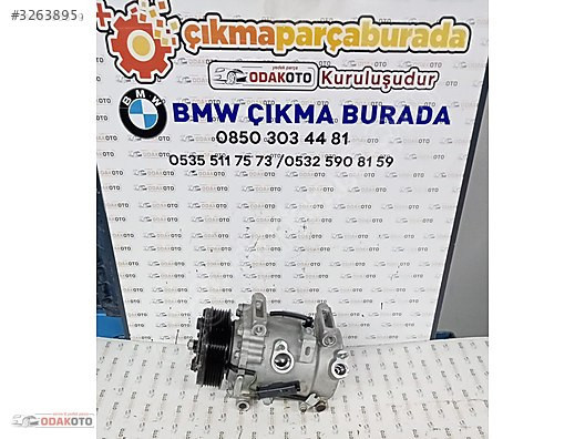 9827596080 Peugeot 208 1.2 Benzinli Çıkma Klima Kompresörü Orij
