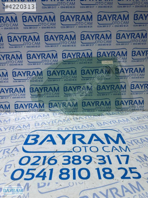 FİAT BRAVA SAĞ ARKA KAPI CAMI