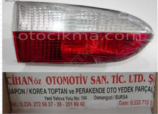 ESKİ MODEL HYUNDAI STAREX SAĞ İÇ STOP 2000