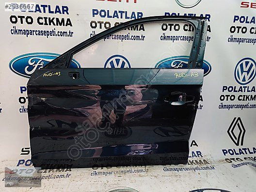 Audi A3 ön sol kapı orijinal 2014-2019 sedan