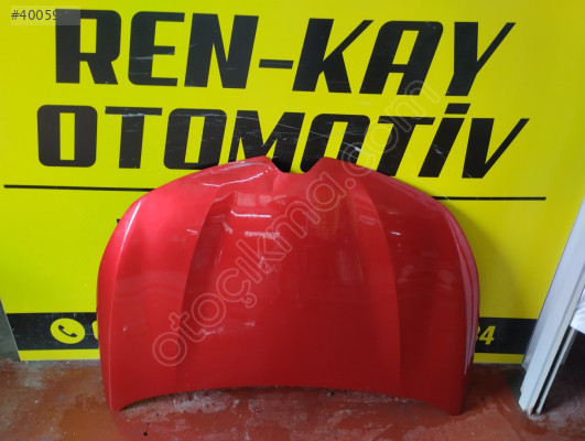 RENAULT CLİO 5 MOTOR KAPUTU SAC KIRMIZI ORJ ÇIKMA RENKAY KOCAELİ