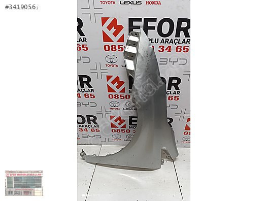 TOYOTA AVENSİS SOL ÖN ÇAMURLUK ÇIKMA ORJİNAL YEDEK PARÇA