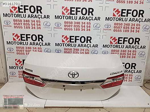 TOYOTA COROLLA BAGAJ KAPAĞI ÇIKMA ORİJİNAL PARÇA 2013-2018