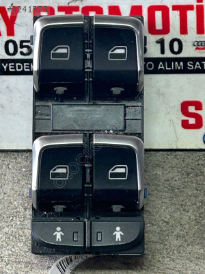 4G0959851 AUDİ Q3 A6 A7 DÖRTLÜ NİKALAJLİ CAM DÜĞMESİ ORJ ÇIKMA