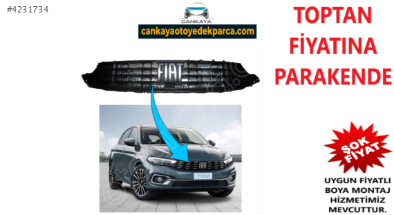 FİAT EGEA ÖN PANJUR SİYAH ARMASI DAHİL SIFIR  735754043