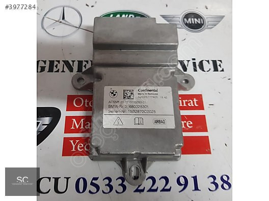 BMW 7 SERİSİ G11 AİRBAG BEYNİ 31680328301
