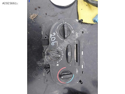 Peugeot 206 klima kontrol paneli EMR OTOMATİV