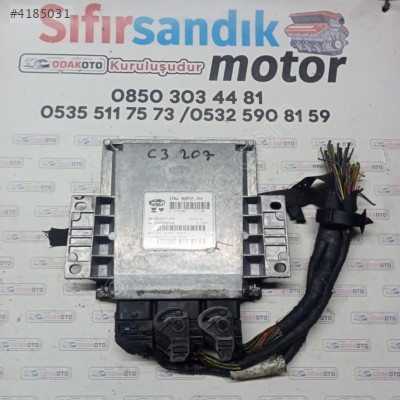 9645989480 PEUGEOT 207 CİTROEN C3 ÇIKMA MOTOR BEYNİ