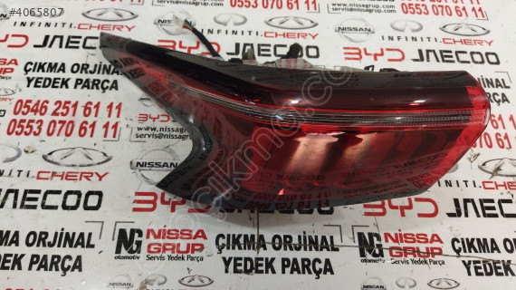 CHERY OMODA 5 SOL DIŞ STOP ÇIKMA YEDEK PARÇA