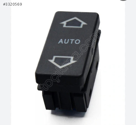 Peugeot 306 tekli cam düğmesi