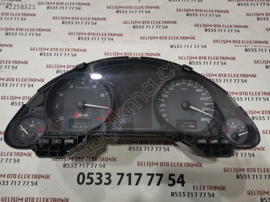 8H0920930H 0263642110D AUDİ S4 A4 GÖSTERGE PANELİ