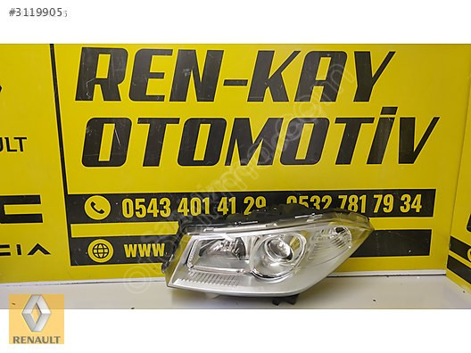 RENAULT MEGAN 2 SIFIR MERCEKLİ SOL FAR RENKAY OTO KOCAELİ