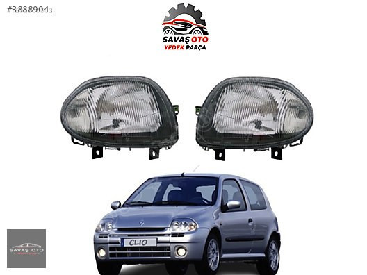 CLİO ÖN FAR SAĞ SOL ELEKTRİKLİ 1998-2001 7701045168 7701045169