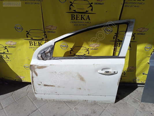 OPEL ASTRA H SOL ÖN KAPI DOLU BEYAZ ÇIKMA ORJİNAL YEDEK PARÇA